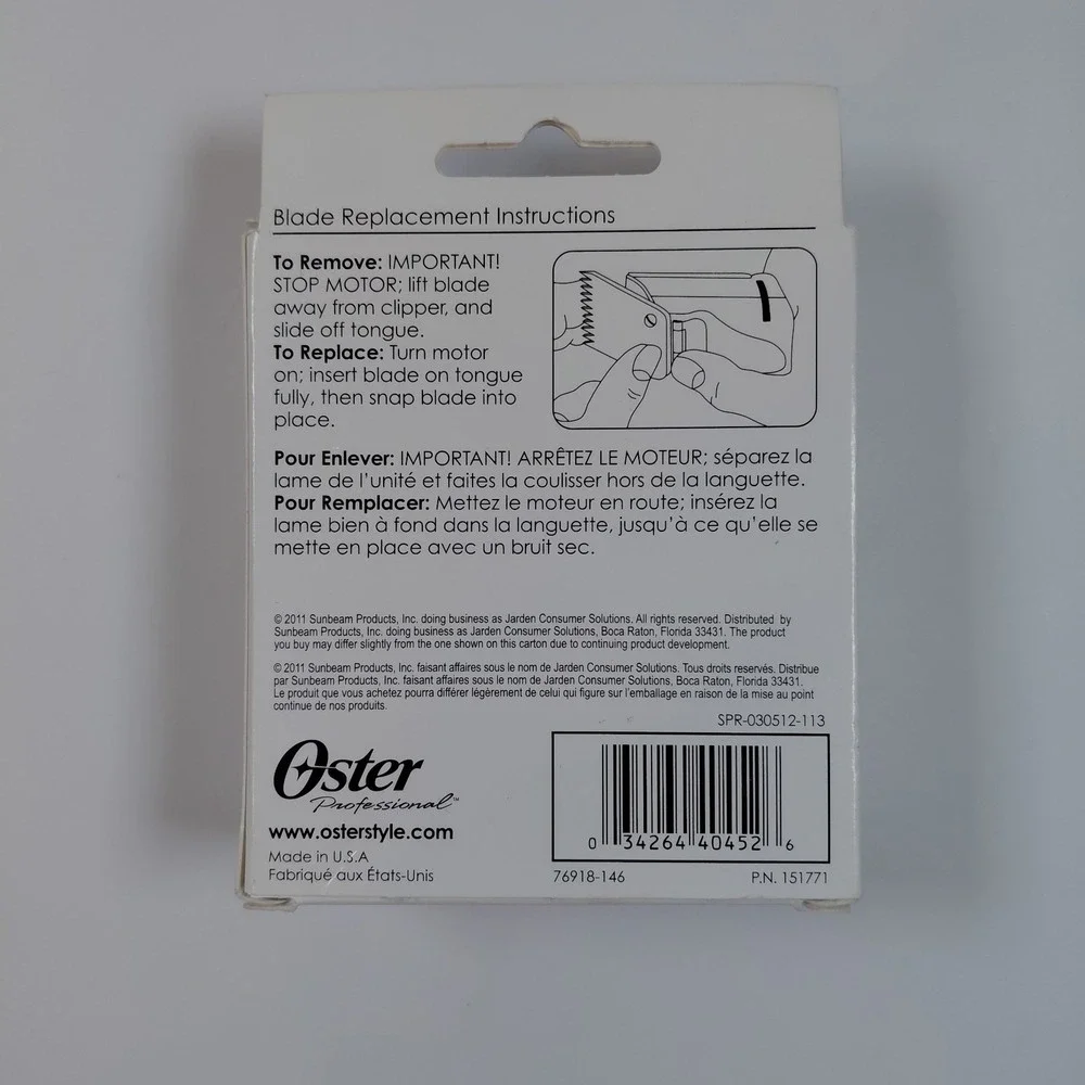 Oster Classic 76  Clipper Blade 3-1/2  (9.5mm)76918-146   3/8